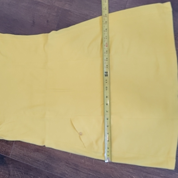 Horny toad v neck cheery yellow a line casual everyday dress medium - Picture 12 of 13